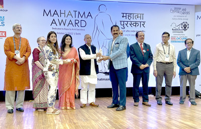 La Fondation Sanjay Ghodawat reçoit le Prix Mahatma 2022