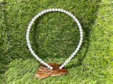 Serre-tête SERRETHEA en Perles naturelles de Jade blanc – Les bijoux de Théa